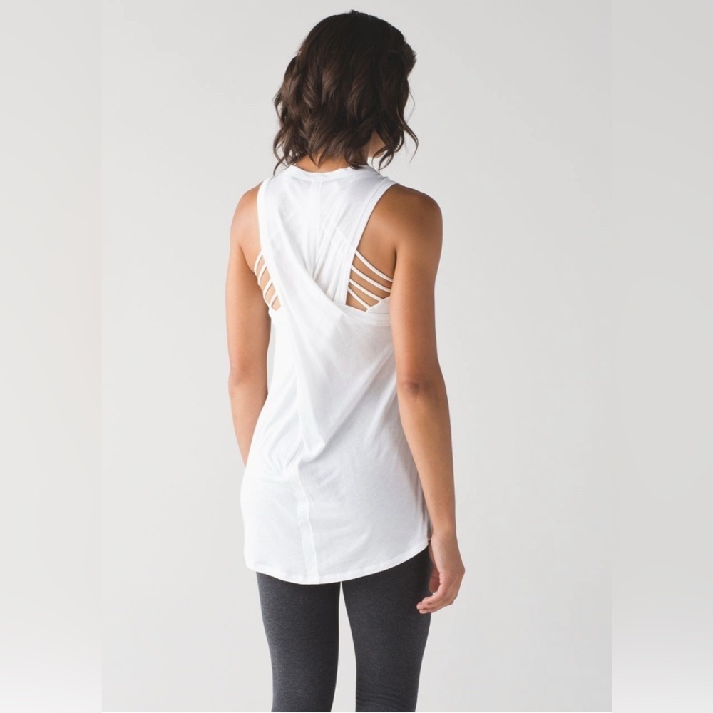 Lululemon Bend And Twist Tank
White​​​